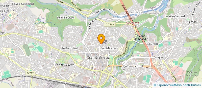 localisation de l'entreprise MONSIEUR PASCAL LE ROCH à SAINT-BRIEUC