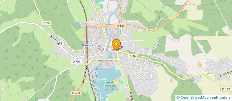 localisation de l'entreprise MONSIEUR PASCAL LE ROUX  BRIONNE