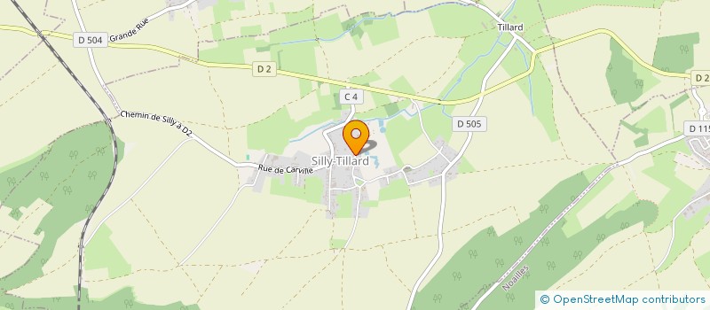 localisation de l'entreprise MONSIEUR PASCAL LE ROUX  SILLY-TILLARD