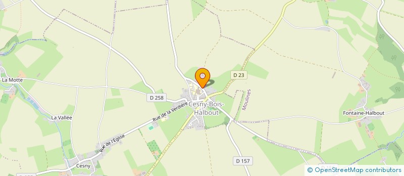 localisation de l'entreprise MONSIEUR PASCAL LE ROY  CESNY-LES-SOURCES