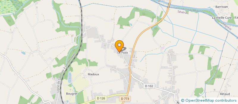 localisation de l'entreprise MONSIEUR PASCAL LE TRIONNAIRE  SEVERAC