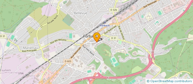 localisation de l'entreprise MONSIEUR PASCAL LE VAN CAU  FORBACH