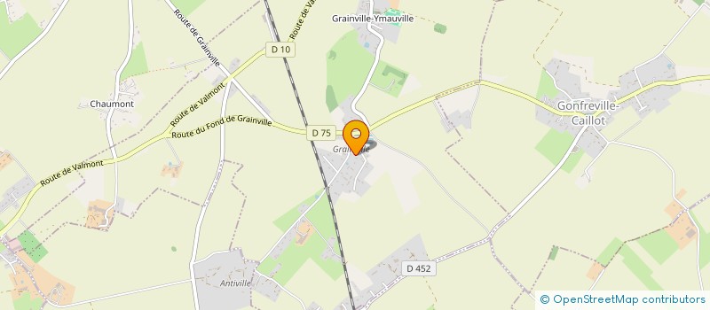 localisation de l'entreprise MONSIEUR PASCAL LEBAILLIF  GRAINVILLE-YMAUVILLE