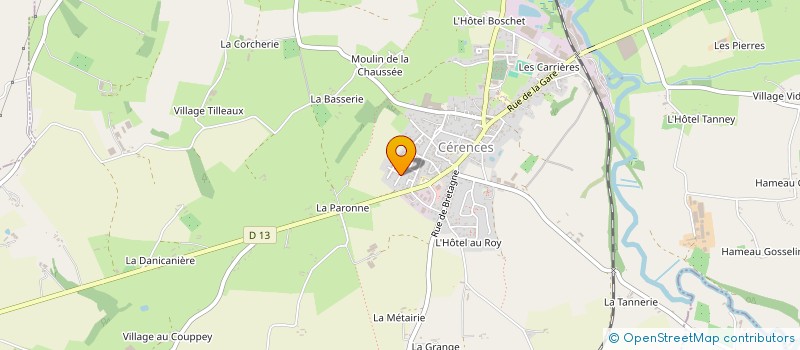 localisation de l'entreprise MONSIEUR PASCAL LEBAILLY  CERENCES