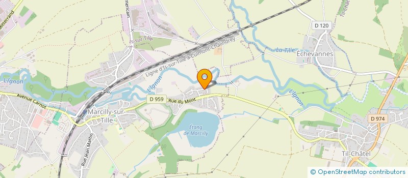 localisation de l'entreprise MONSIEUR PASCAL LEBAUT  MARCILLY-SUR-TILLE