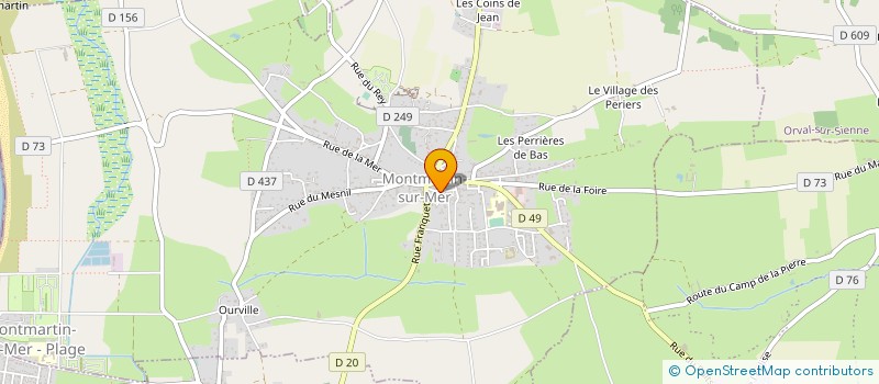 localisation de l'entreprise MONSIEUR PASCAL LEBLOND  MONTMARTIN-SUR-MER