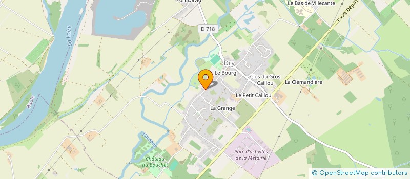 localisation de l'entreprise MONSIEUR PASCAL LEBRAULT à DRY