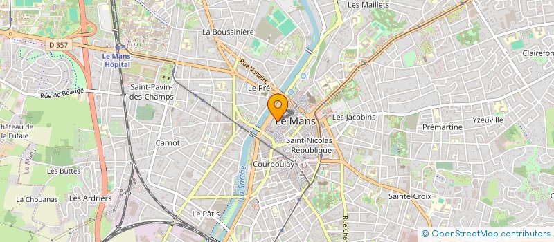 localisation de l'entreprise MONSIEUR PASCAL LEBRUN  LE MANS