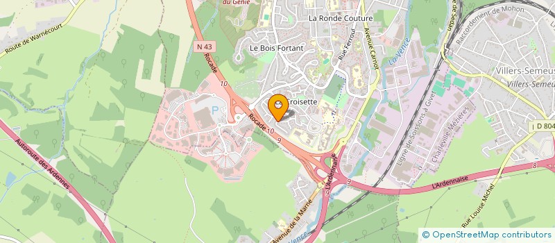 localisation de l'entreprise MONSIEUR PASCAL LECAS à CHARLEVILLE-MEZIERES