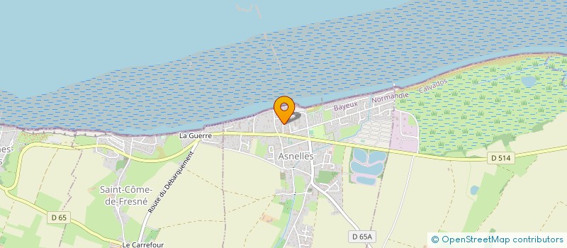 localisation de l'entreprise MONSIEUR PASCAL LECERF  ASNELLES