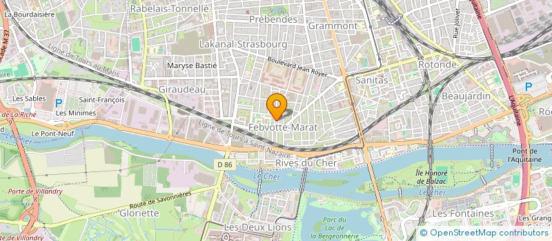 localisation de l'entreprise MONSIEUR PASCAL LECHAT à TOURS