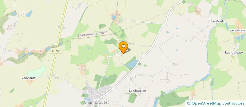 localisation de l'entreprise MONSIEUR PASCAL LECHEVALLIER  BRESSUIRE