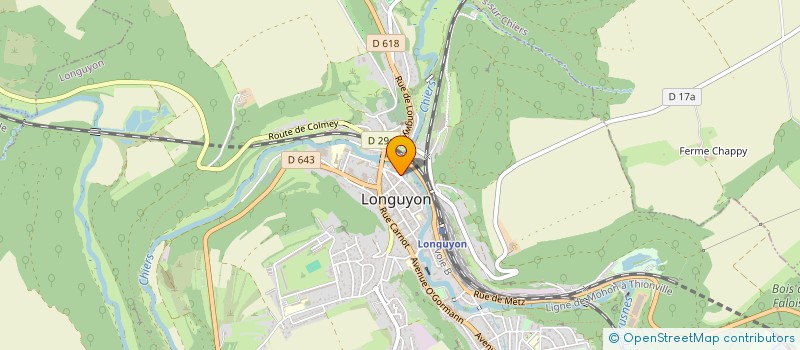 localisation de l'entreprise MONSIEUR PASCAL LECLERC à LONGUYON
