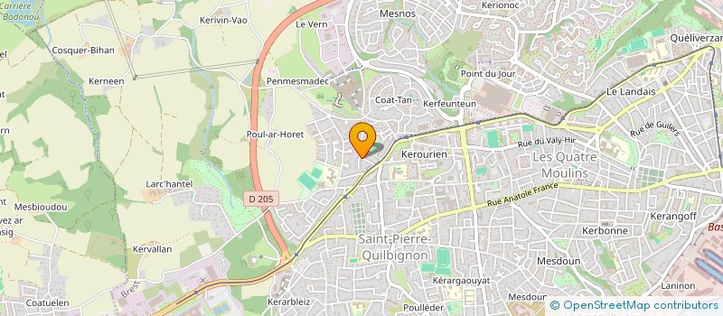 localisation de l'entreprise MONSIEUR PASCAL LECLERC à BREST