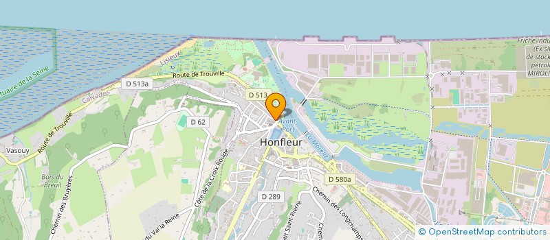 localisation de l'entreprise MONSIEUR PASCAL LECLERC à HONFLEUR