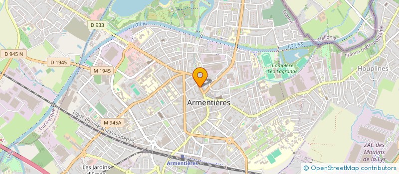 localisation de l'entreprise MONSIEUR PASCAL LECLERCQ à ARMENTIERES