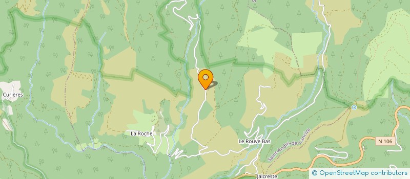 localisation de l'entreprise MONSIEUR PASCAL LECLERCQ  VENTALON EN CEVENNES