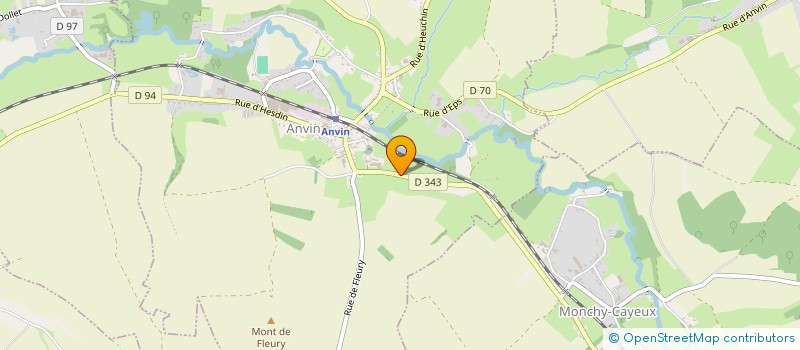 localisation de l'entreprise MONSIEUR PASCAL LECLERCQ  ANVIN