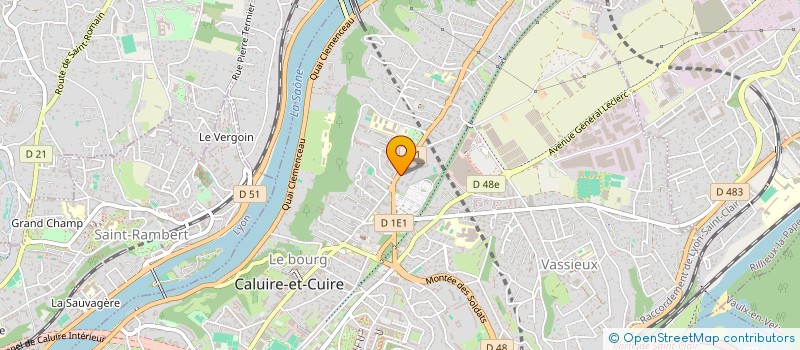 localisation de l'entreprise MONSIEUR PASCAL LECLERE  CALUIRE-ET-CUIRE