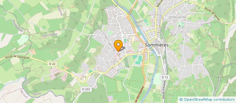 localisation de l'entreprise MONSIEUR PASCAL LECOMTE  SOMMIERES