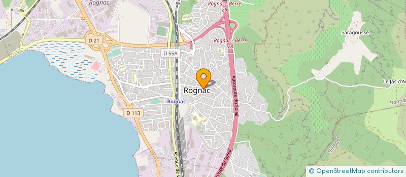 localisation de l'entreprise MONSIEUR PASCAL LECORDETTI  ROGNAC