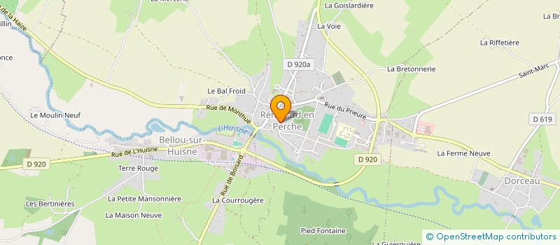 localisation de l'entreprise MONSIEUR PASCAL LECOURBE à REMALARD-EN-PERCHE