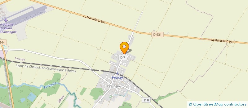localisation de l'entreprise MONSIEUR PASCAL LECOURT  PRUNAY