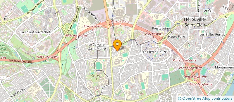 localisation de l'entreprise MONSIEUR PASCAL LECREPS à CAEN