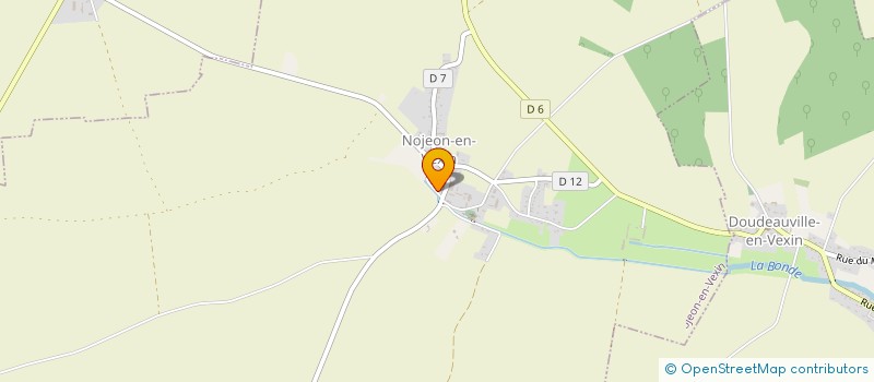 localisation de l'entreprise MONSIEUR PASCAL LECUYER  NOJEON-EN-VEXIN