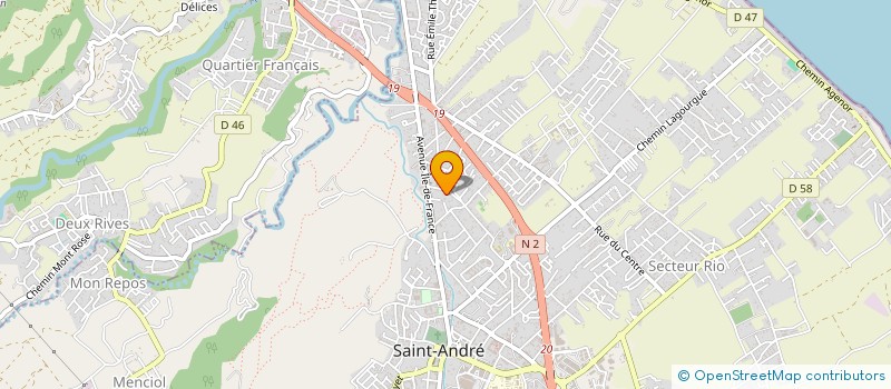 localisation de l'entreprise MONSIEUR PASCAL LEDORMEUR  SAINT-ANDRE