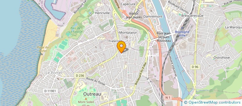 localisation de l'entreprise MONSIEUR PASCAL LEDUCQ  OUTREAU