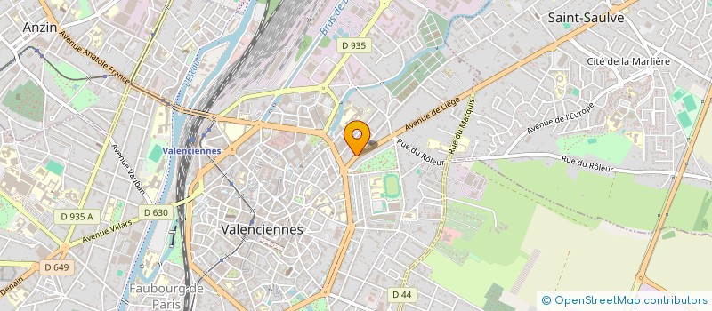 localisation de l'entreprise MONSIEUR PASCAL LEFAKOUONG à VALENCIENNES