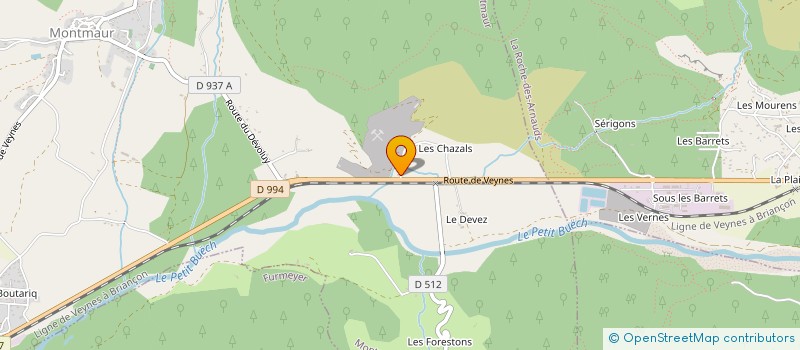 localisation de l'entreprise MONSIEUR PASCAL LEFEBVRE  LA ROCHE DES ARNAUDS