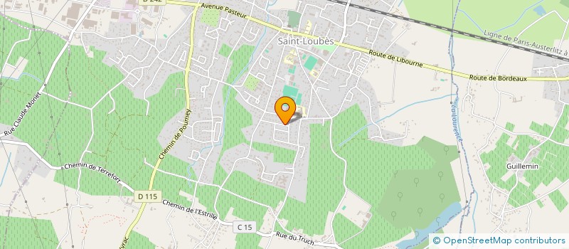 localisation de l'entreprise MONSIEUR PASCAL LEFEUVRE  SAINT-LOUBES