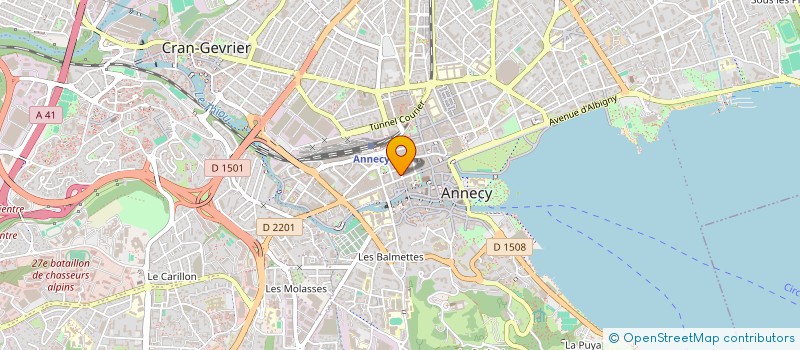 localisation de l'entreprise MONSIEUR PASCAL LEFEVRE à ANNECY