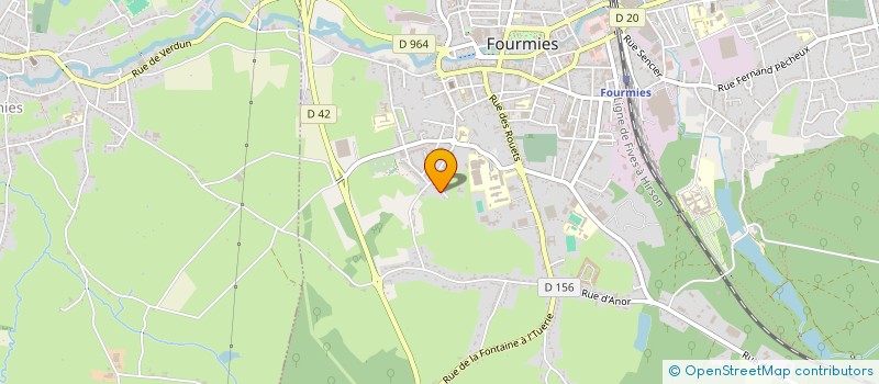 localisation de l'entreprise MONSIEUR PASCAL LEFEVRE  FOURMIES