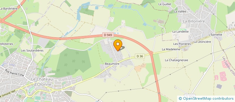 localisation de l'entreprise MONSIEUR PASCAL LEFORT à LES SABLES D'OLONNE