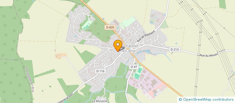 localisation de l'entreprise MONSIEUR PASCAL LEFRANCOIS  LE CHATELET-EN-BRIE