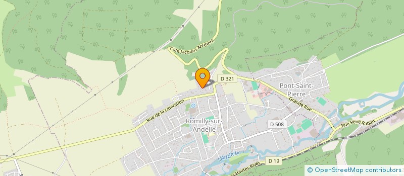 localisation de l'entreprise MONSIEUR PASCAL LEFRANCOIS  ROMILLY-SUR-ANDELLE