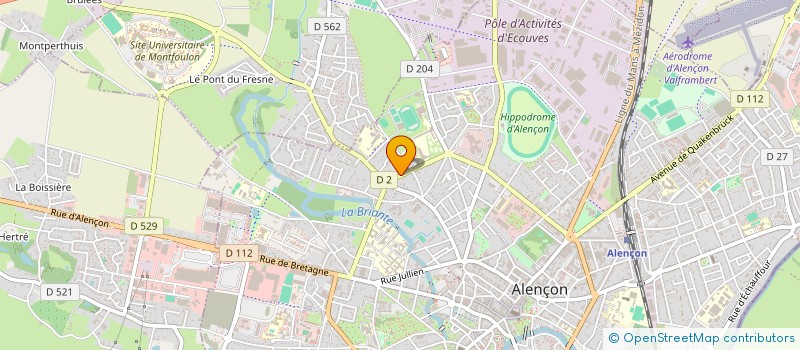 localisation de l'entreprise MONSIEUR PASCAL LEFROU à ALENCON