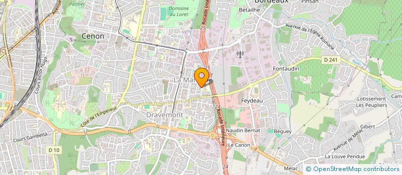 localisation de l'entreprise MONSIEUR PASCAL LEGAL à CENON