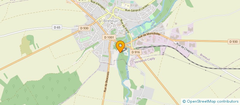 localisation de l'entreprise MONSIEUR PASCAL LEGAY à BRETEUIL