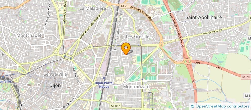 localisation de l'entreprise MONSIEUR PASCAL LEGENDRE à DIJON