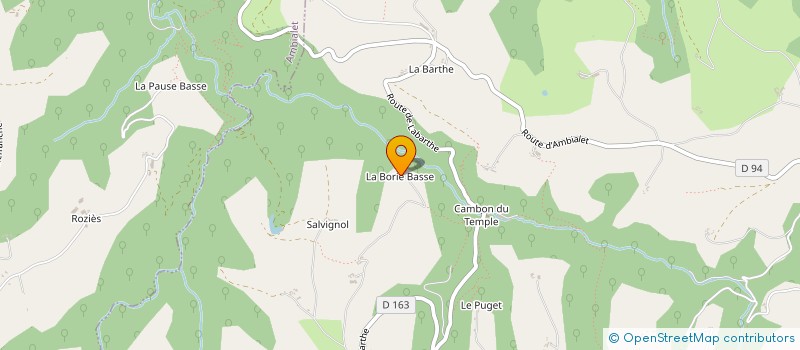 localisation de l'entreprise MONSIEUR PASCAL LEGENDRE  LE FRAYSSE