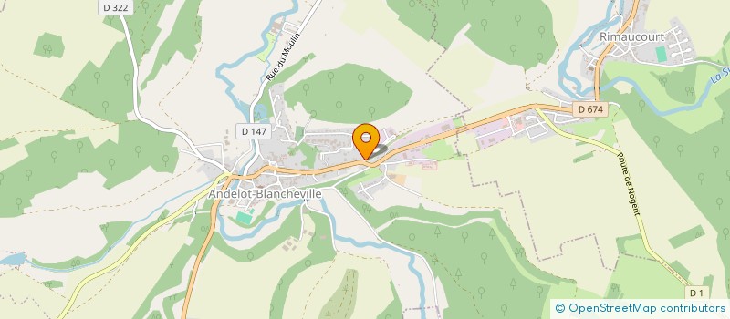 localisation de l'entreprise MONSIEUR PASCAL LEGROS à ANDELOT-BLANCHEVILLE