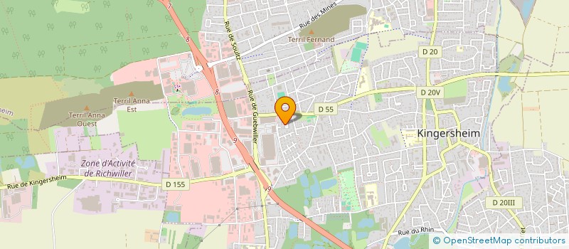 localisation de l'entreprise MONSIEUR PASCAL LEIBUNDGUTH  PFASTATT