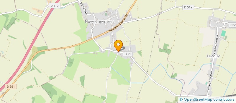 localisation de l'entreprise MONSIEUR PASCAL LEJEUNE à NOVY-CHEVRIERES