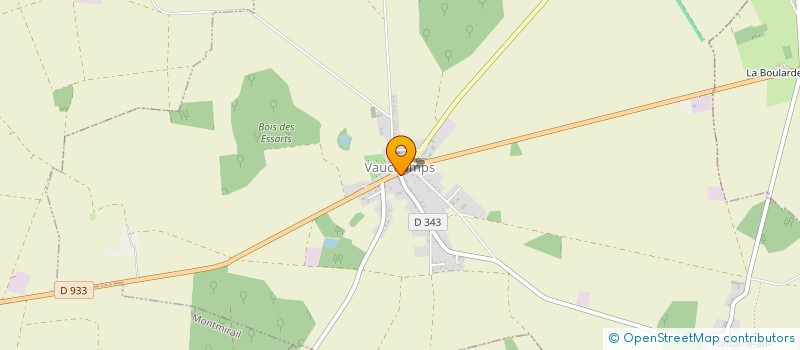 localisation de l'entreprise MONSIEUR PASCAL LEMAIRE  VAUCHAMPS