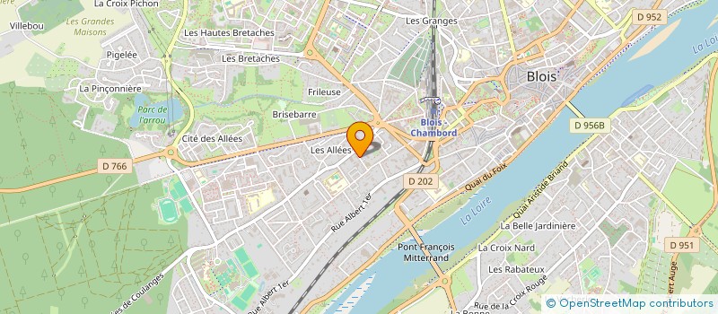 localisation de l'entreprise MONSIEUR PASCAL LEMAIRE  BLOIS