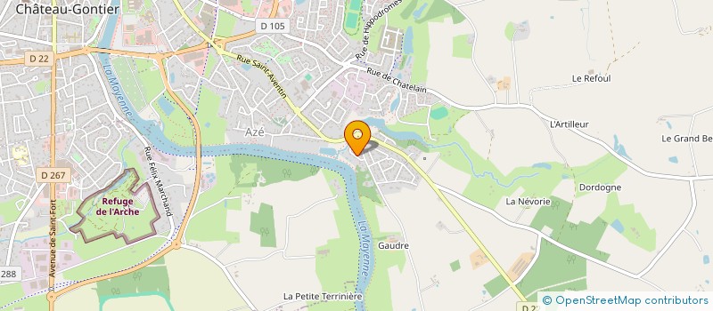 localisation de l'entreprise MONSIEUR PASCAL LEMAITRE à CHATEAU-GONTIER-SUR-MAYENNE